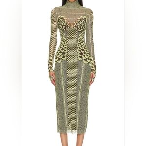 REVOLVE AFRM Butter Petals Long Sleeve Dress NWT